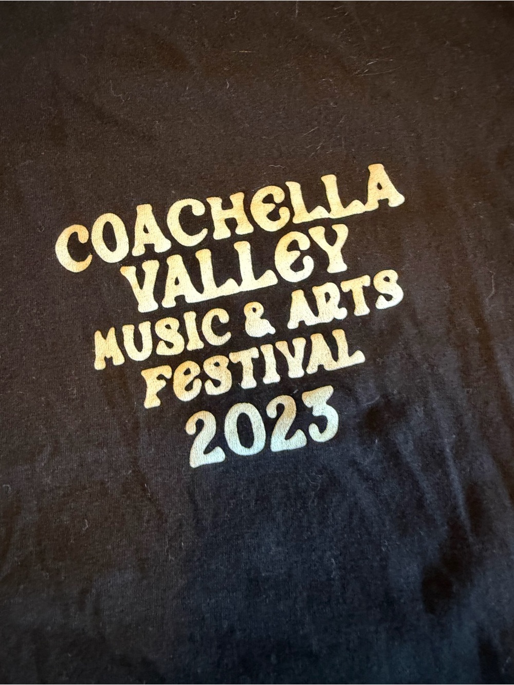Coachella Valley Music & Arts Festival 2023 Black Graphic Tee